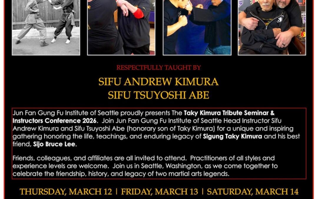 ANDY KIMURA AND TSUYOSHI ABE – TAKY KIMURA TRIBUTE SEMINAR AND INSTRUCTORS CONFERENCE