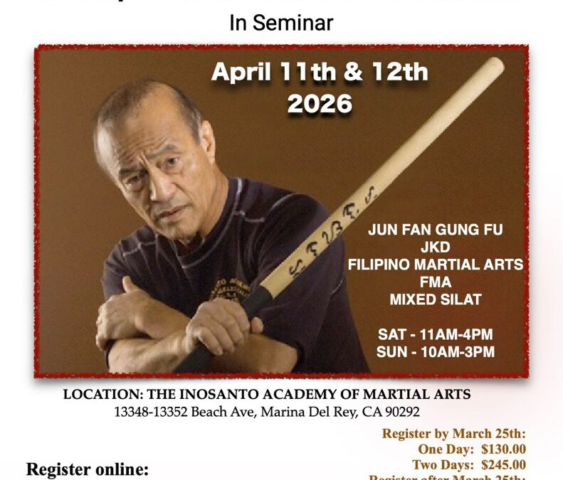 GURO DAN INOSANTO AT THE INOSANTO ACADEMY OF MARTIAL ARTS JKD FMA SILAT